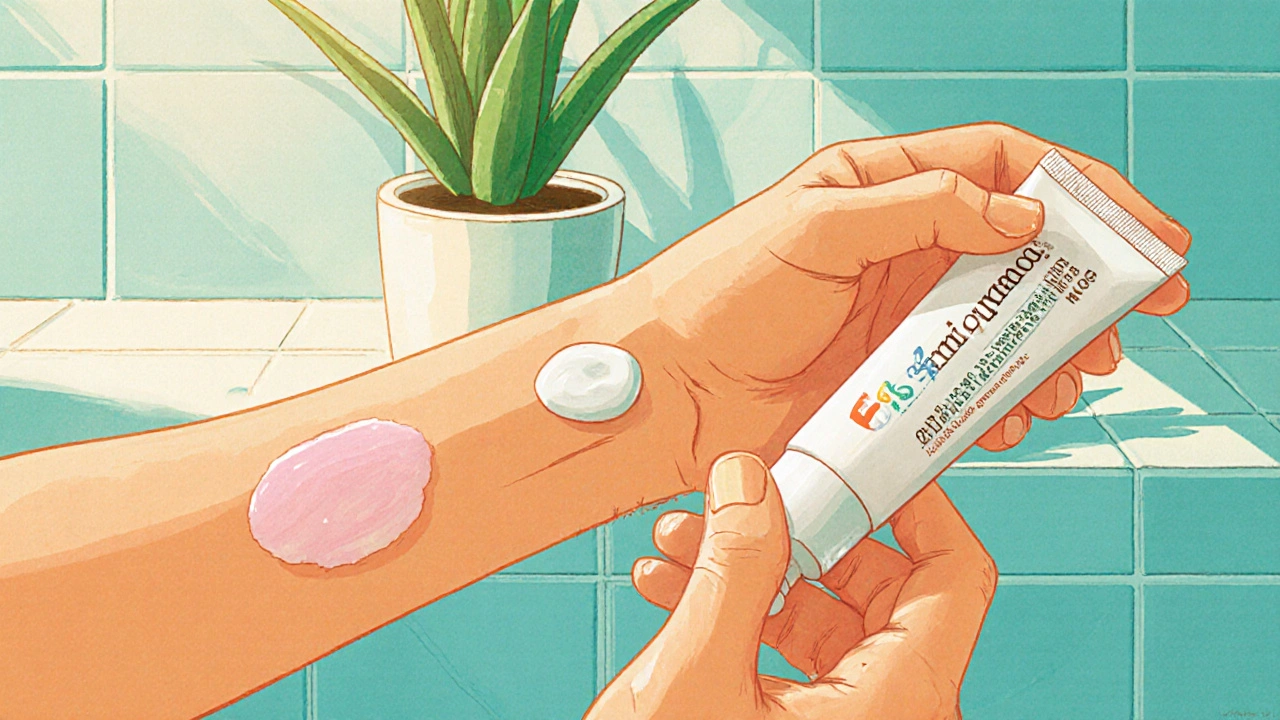 Imiquimod : traitement topique de la kératose actinique