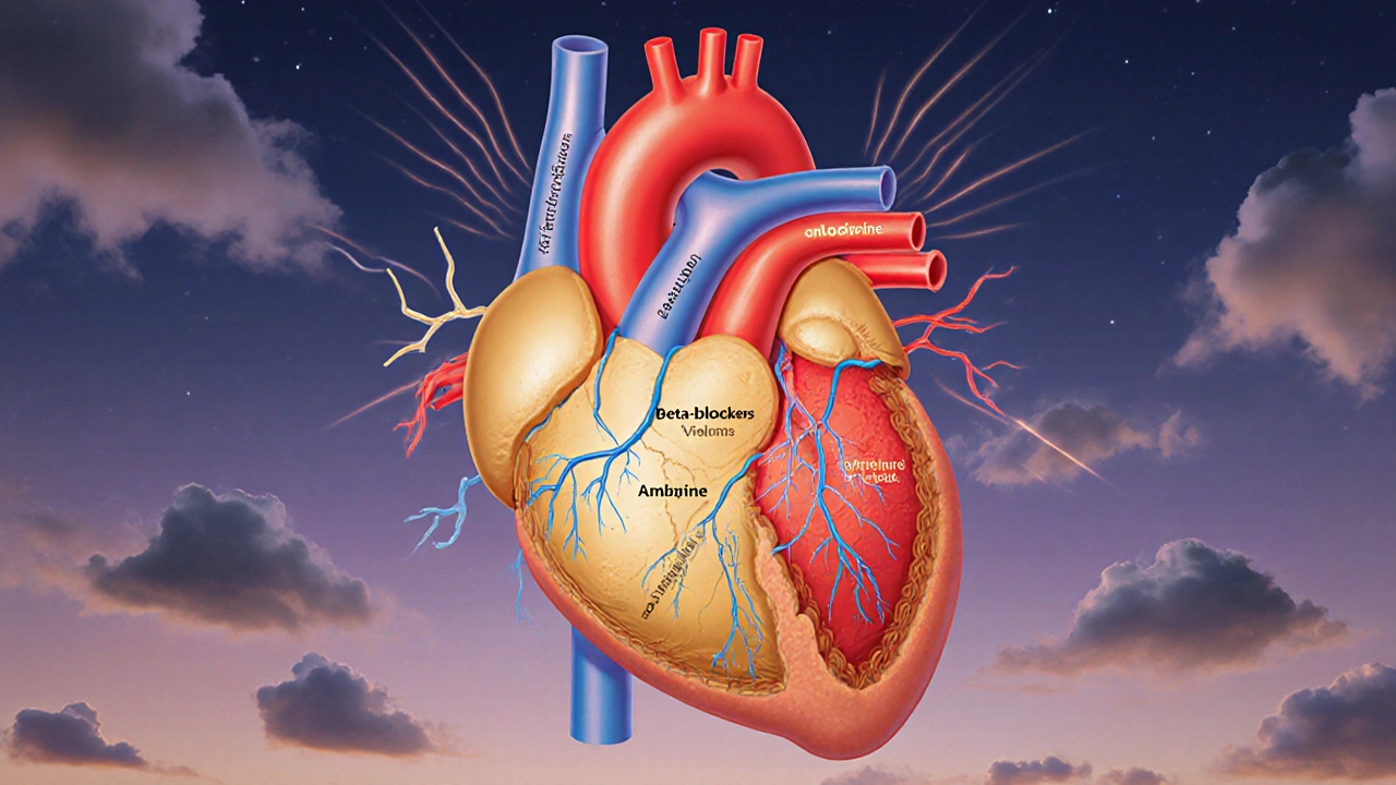 Bêta-bloquants et bloqueurs des canaux calciques : effets cardiaques de la thérapie combinée