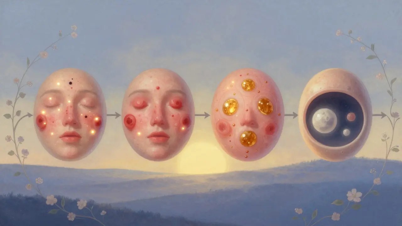 Acné : Types, causes et traitements topiques versus oraux