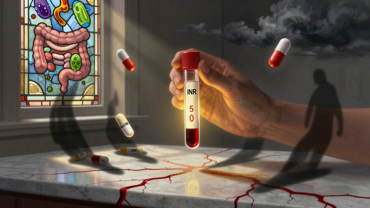 Antibiotiques et Warfarine : Gérer les pics d'INR et le risque de saignement