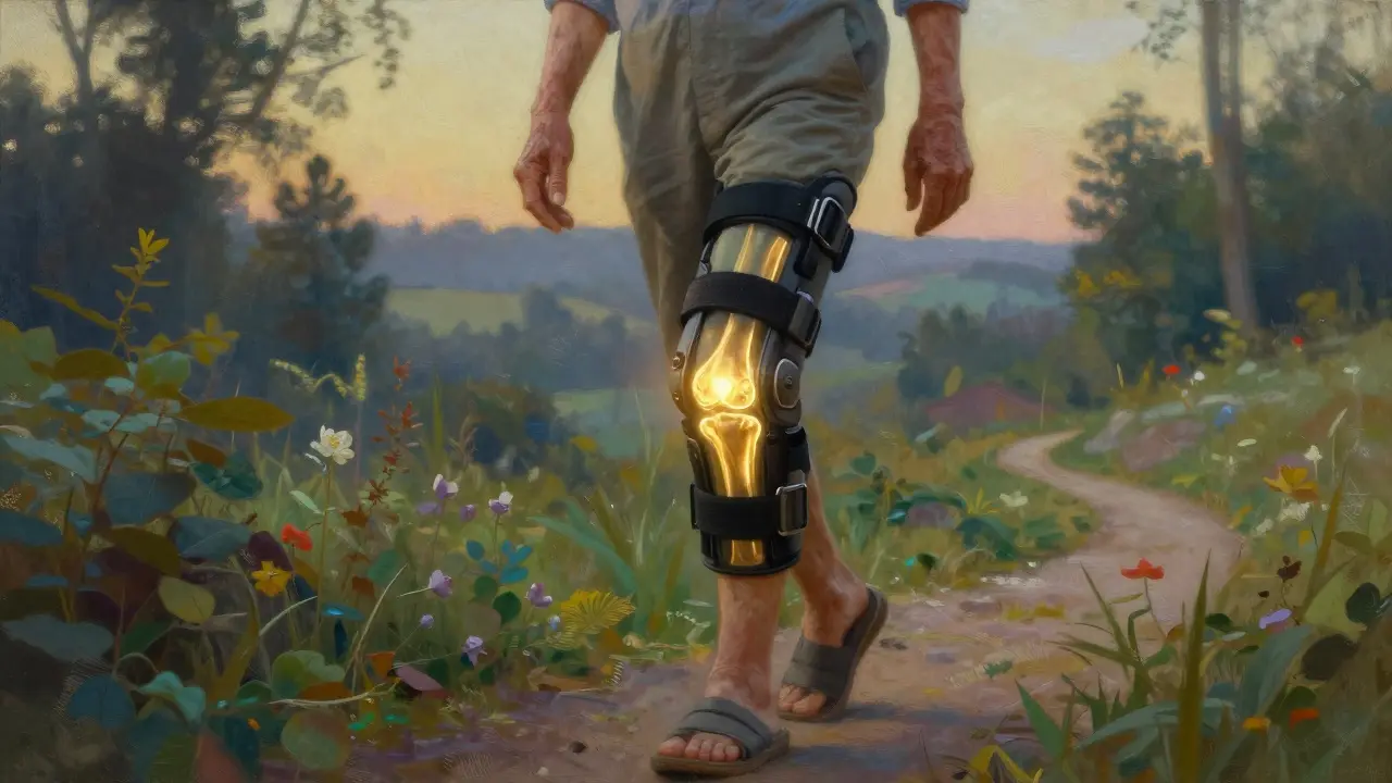 Douleur à l'articulation du genou : attelles, injections et exercices pour soulager l'arthrose