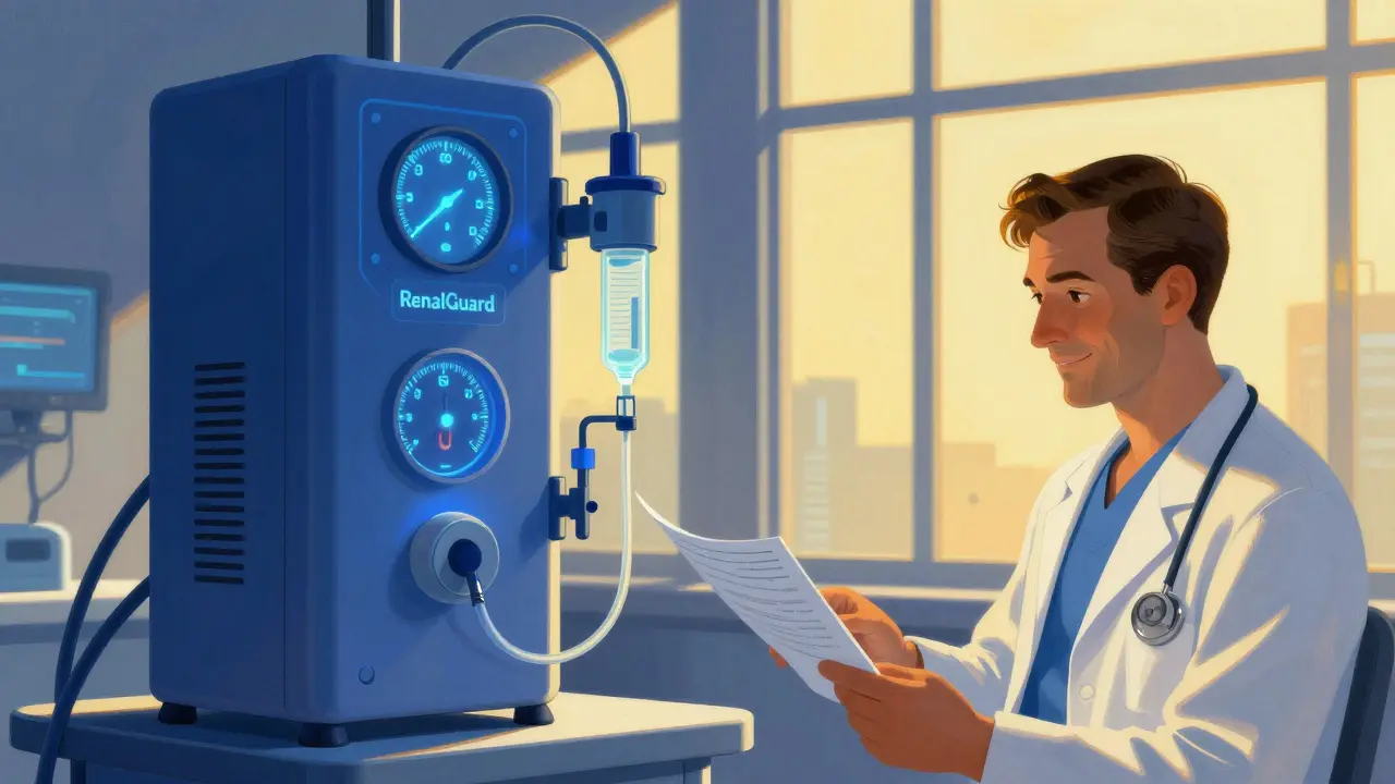 Système d'hydratation automatisé et médecin dans un style futuriste